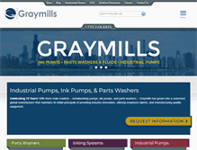 Tablet Screenshot of graymills.com